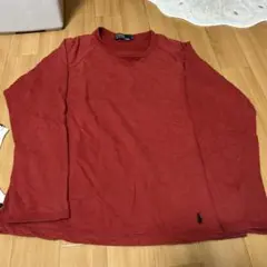 Polo by Ralph Lauren 赤 長袖 Tシャツ M