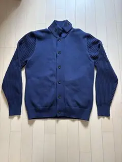 ひ*ん様 ナノユニバース　ネイビー ボタン付きカーディガン