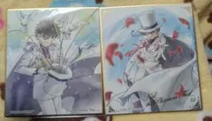 【名探偵コナン】未開封・怪盗キッド　色紙2種セット