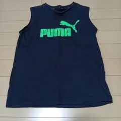 PUMA ブラック ノースリーブタンクトップ 140cm
