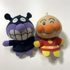 激レア】 アンパンマン アカキンマン アオキンマン ぬいぐるみ - メルカリ
