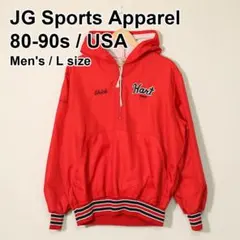 80s90s USA製 ヴィンテージ ナイロンジャケット L レッド