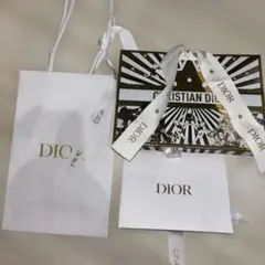 Dior ディオール 限定 紙袋 ショッパー リボン付き