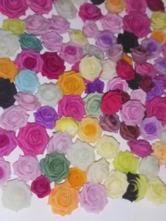 樹脂粘土バラパーツ100