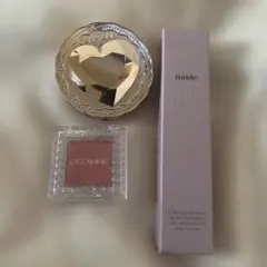 セザンヌ アイシャドウ03 mude. 04キャンメイク02 セット売り