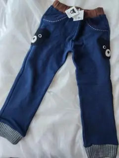 新品　ダビルビー　スウェットパンツ　110cm B君編みぐるみワッペン　ダビルB