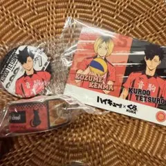 【ハイキュー‼︎】くら寿司　ビッくらポン　缶バッジ/マステ