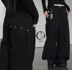Binary01 パンツ ブラックのサムネイル