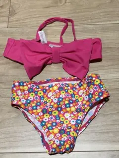 リボン付きビキニ 水着 女の子