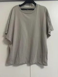 UNIQLO ユニクロ 半袖Tシャツ ベージュ XLのサムネイル