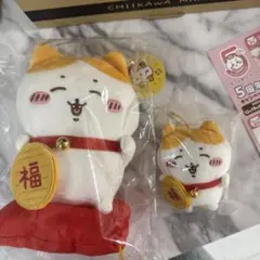 ちいかわ ★正規未使用品 タグ有★ 招福！ハチワレ ぬいぐるみS マグネット付 ちいかわ 招福！ハチワレぬいぐるみS | ちいかわマーケット 公式グッズ