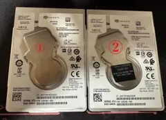 SEAGATE SATA 2.5インチ 500GB ST500LM034 2台