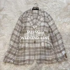MaxMara WEEKENDLINE リネン テーラードジャケット Lサイズのサムネイル