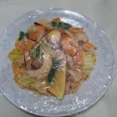 食品サンプル　五目焼きそば