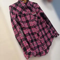 VINTAGE MOOD チェック柄長袖シャツL