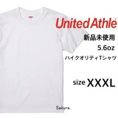 ユナイテッドアスレ 新品未使用 5.6oz 半袖Tシャツ ホワイト 3XLサイズ