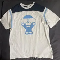 ビックリマン Tシャツ 半袖 ホワイト ネイビー - メルカリ