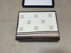 CELINE セリーヌ ブランケット マカダム柄 ハーフケット 綿ハーフ