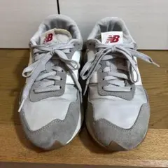 new balance スニーカー グレー/ホワイト　237 ニューバランス
