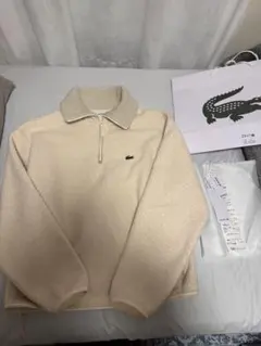 Lacoste フリース ジップアップ トレーナー