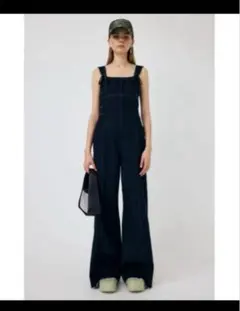 【美品】♡MOUSSY♡CORSET STRAP DENIM ジャンプスーツ