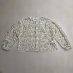 エヘカソポ　ehka sopo シースルー　シャツ　花柄　春夏秋冬　フリーサイズ