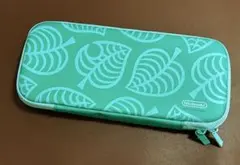 Nintendo Switch カバー・ケース ターコイズ　どうぶつの森デザイン