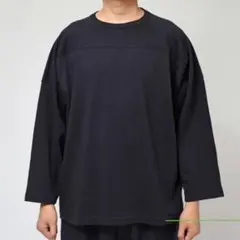 廃盤美品COMOLI フットボールTシャツsize3黒 廃盤美品COMOLI フットボールTシャツsize3黒 - メルカリ
