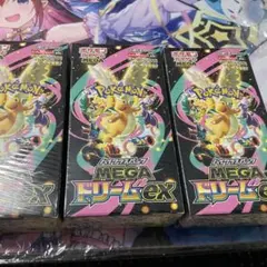 ポケモンカードゲーム MEGAドリームex シュリンク付き 3box