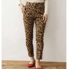 RODEO CROWNS WIDE BOWL スキニーパンツ　レオパード柄