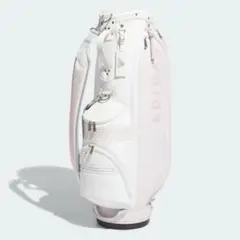 adidas レディース ゴルフキャディバッグ ホワイト ピンク
