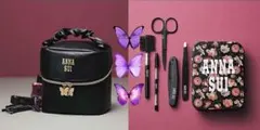 H*＊様 Sweet付録 ANNA SUI バニティポーチ＋フラワー缶ケースセッ