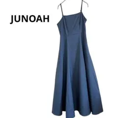 【JUNOAH】キャミワンピース　フレア　ロング丈ワンピース　グレー　大人　M