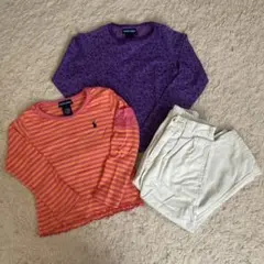 RALPH LAUREN ラルフローレン キッズ トップス パンツ 3点セット
