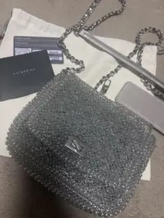 ANTEPRIMA シルバー ショルダーバッグ ルケット　ミディアム