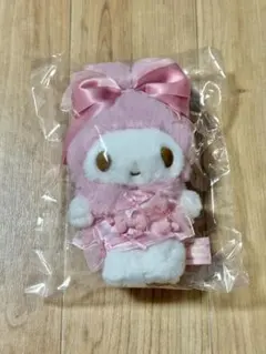 新品未使用 マイメロディ 50周年 リボン姫 マスコットホルダー マイメロ