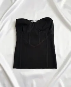 ZARA 新品　未使用　美品　15号〜17号　ベアトップ　ストレッチトップス 2026年最新】ZARA レディース ベアトップ・チューブトップの人気