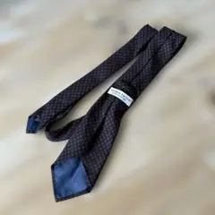 【アザブテイラー】ダークブルー レッド ネクタイ