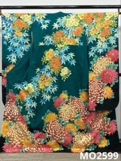 振袖 大輪 椿 兎こっぽり 金駒 金彩 身丈164cm 撥水加工済 MO2949 