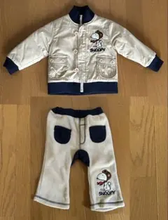 スヌーピー刺繍 ジャケット パンツセット サイズ90