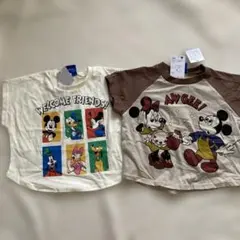 ミッキー ミニー Tシャツ 2枚セット