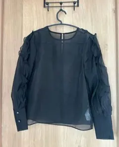 美品⭐︎FRAY.I.D シースルーブラウス 1サイズ ブラック