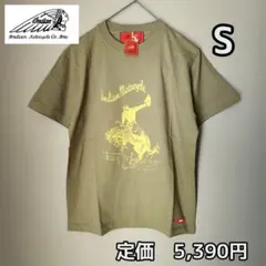 新品未使用 メンズ 半袖Tシャツ インディアンモトサイクル ロデオ 乗馬のサムネイル