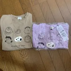 スヌーピー Tシャツ 2枚セット150.120