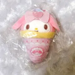 在庫ラスト❕マイメロ マイメロディ クレープ ぬいぐるみ キーホルダー