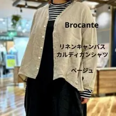 Brocante リネンキャンバスカルディガンシャツのサムネイル