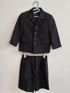フォーマルスーツセット　黒　100cm