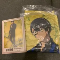 GiGO限定　桃源暗鬼 A4アクリルボード　クッション　無陀野 無人