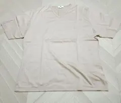 ★美品★バランタイン　麻　絹　半袖　 Tシャツ サイズ5のサムネイル