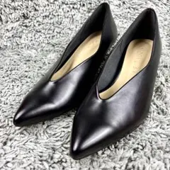 美品 LE TALON ルタロン　4.5cmポインテッドハイバンプ　ブラック